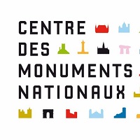 Animation graffiti - Logo de l'entreprise Centre des Monuments Nationaux pour une préstation en réalité virtuelle avec la société TKorp, experte en réalité virtuelle, graffiti virtuel, et digitalisation des entreprises (développement et événementiel)